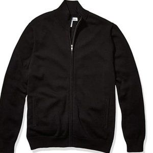 Men's Full-Zip Cotton Sweater